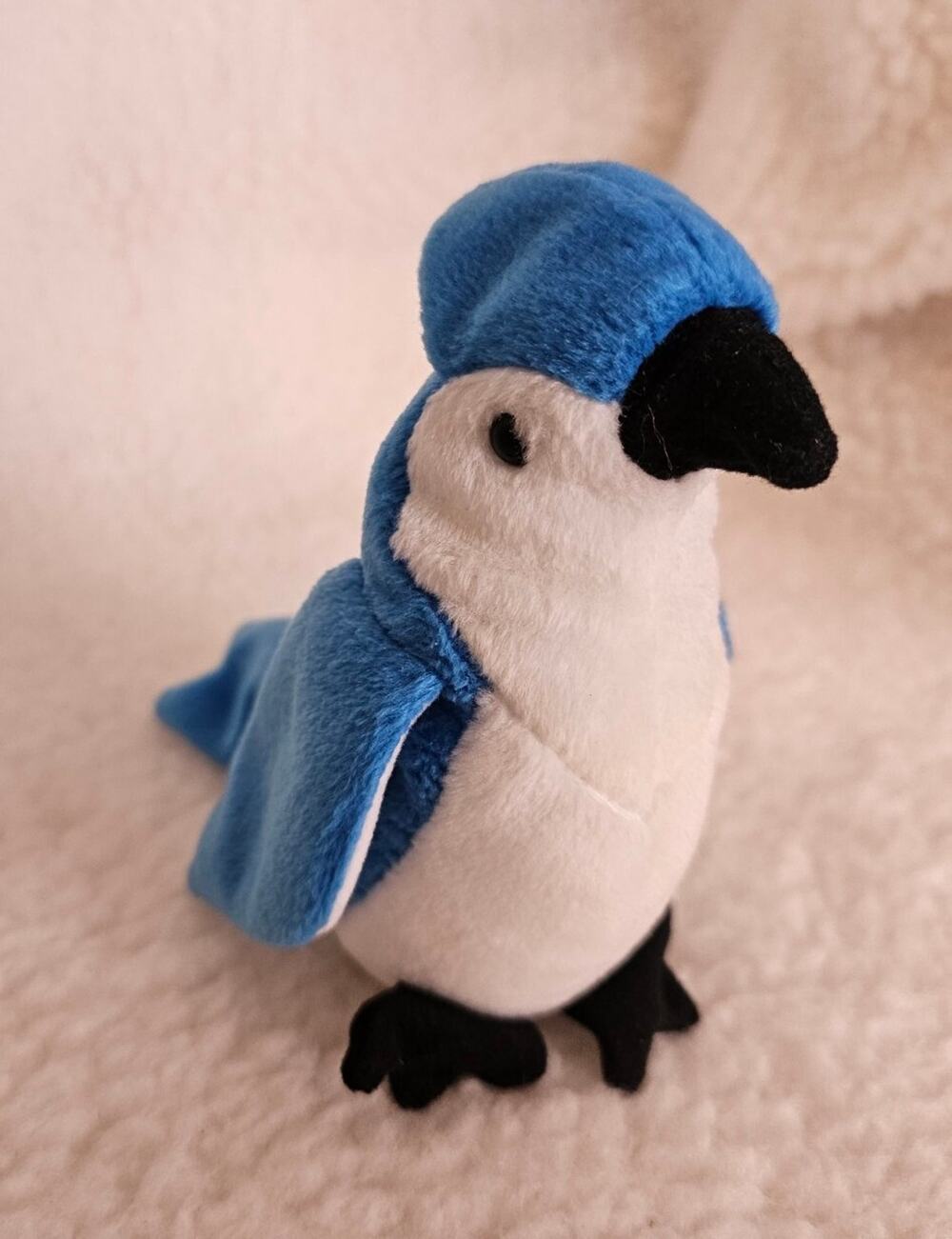 Ty Beanie Baby Rocket Blue Bird Plush Toy 1998 MWMT Heart Tag Retired
